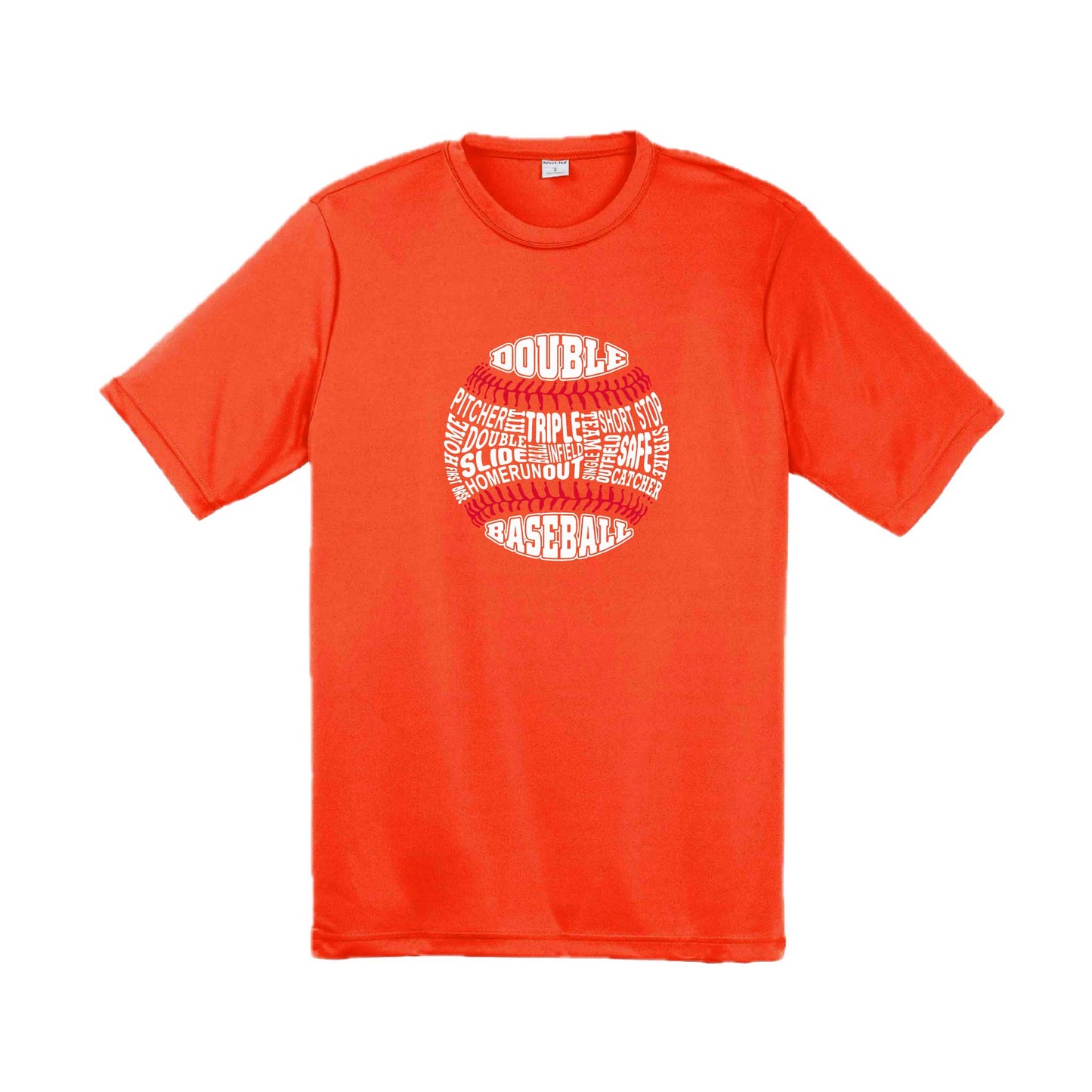 Grand Slam | Men's Short Sleeve Athletic Baseball Performance T-Shirt | 100% Polyester