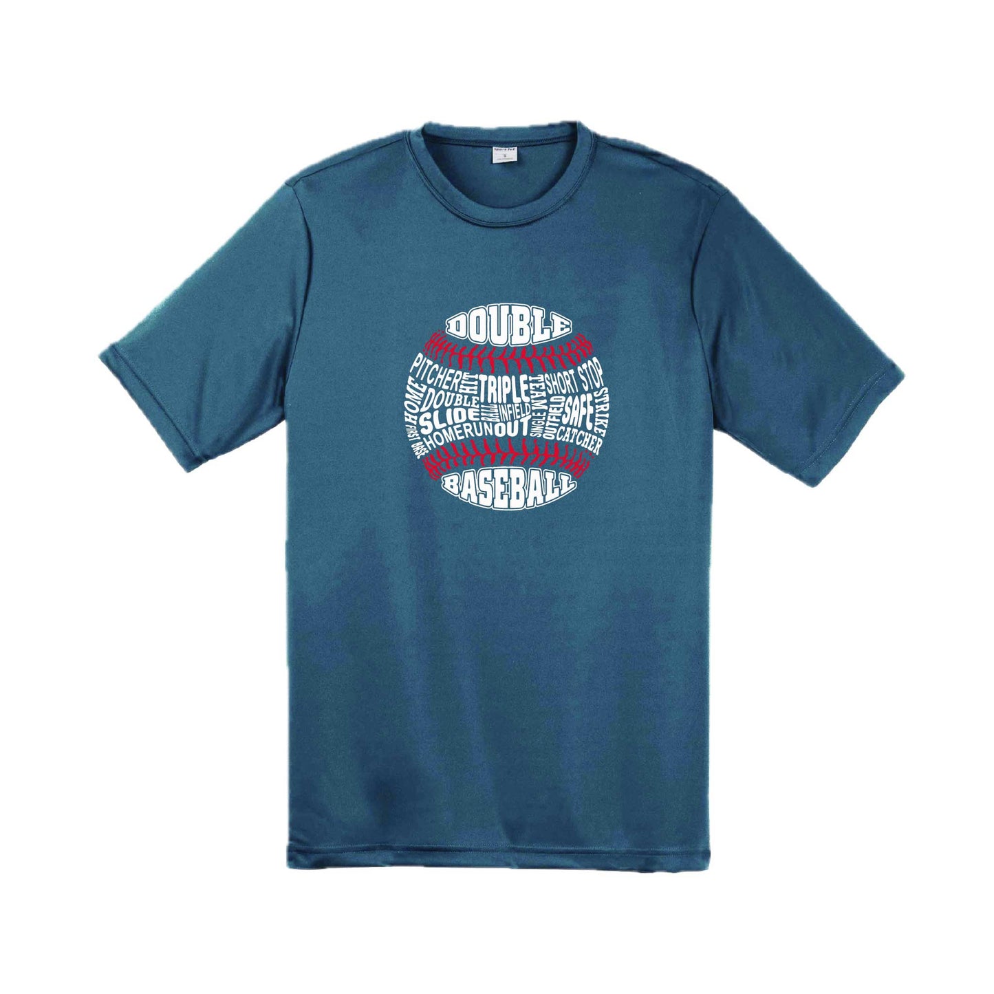 Grand Slam | Men's Short Sleeve Athletic Baseball Performance T-Shirt | 100% Polyester