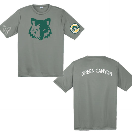 Green Canyon High USHPA | Men's Short Sleeve Crewneck T-Shirts | 100% Polyester