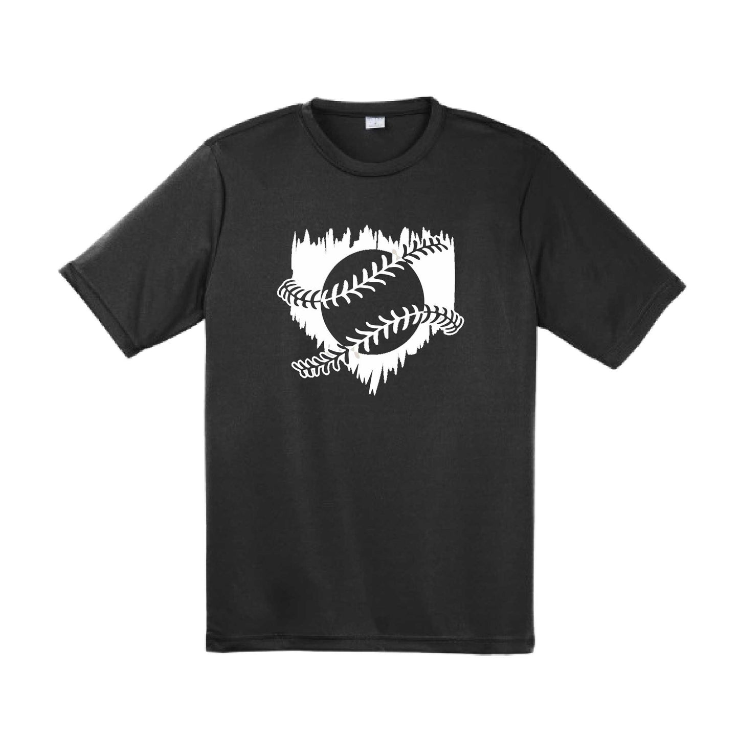 Home Run | Men's Short Sleeve Athletic Baseball Performance T-Shirt | 100% Polyester