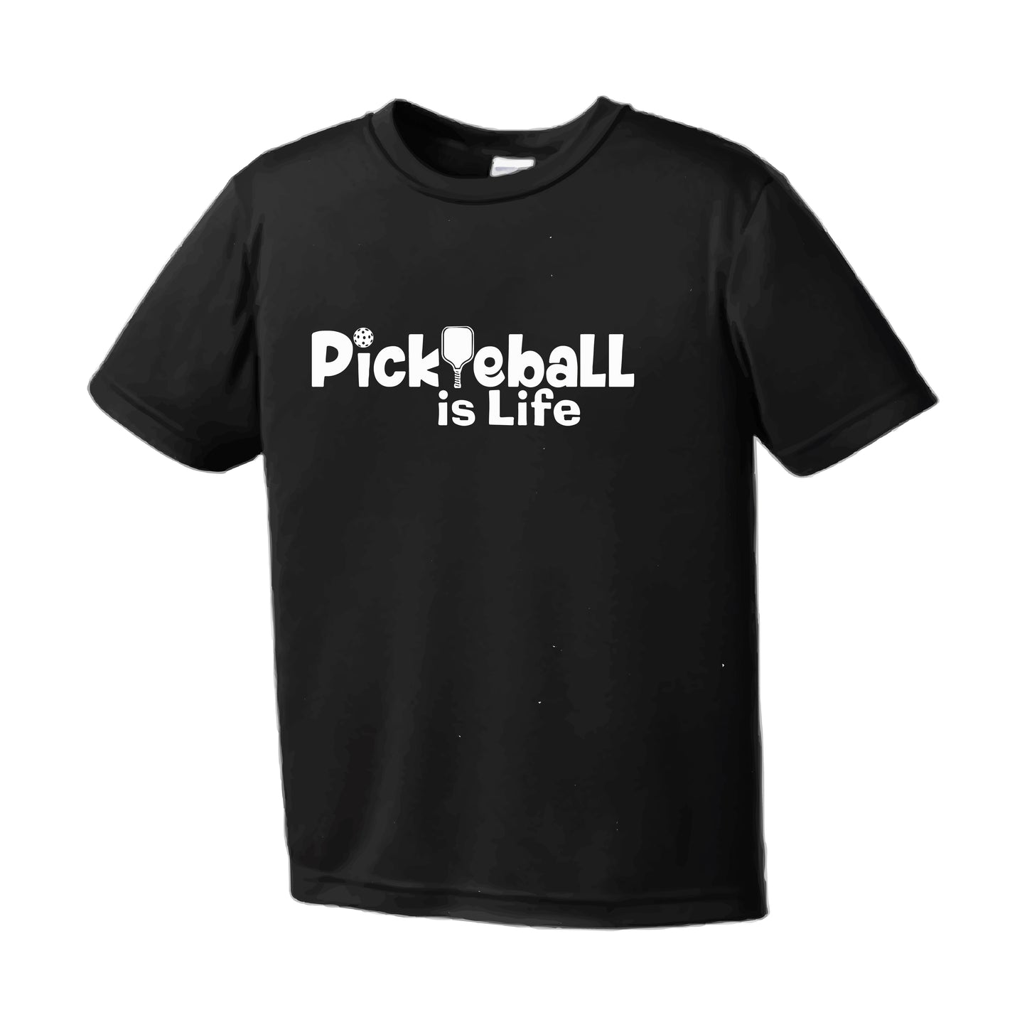 Pickleball Is Life | Men’s Short Sleeve Athletic Shirts | 100% Polyester