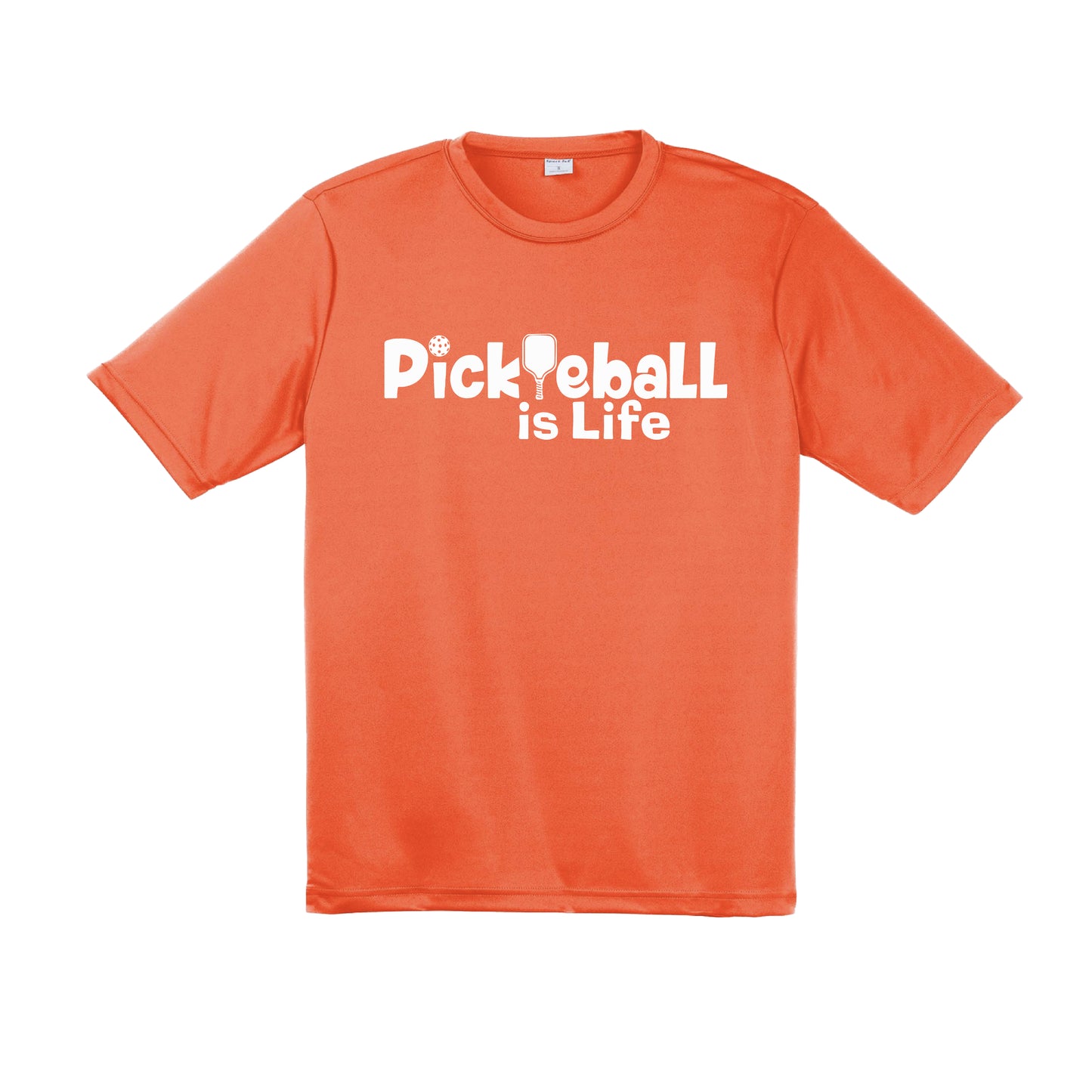 Pickleball Is Life | Men’s Short Sleeve Athletic Shirts | 100% Polyester