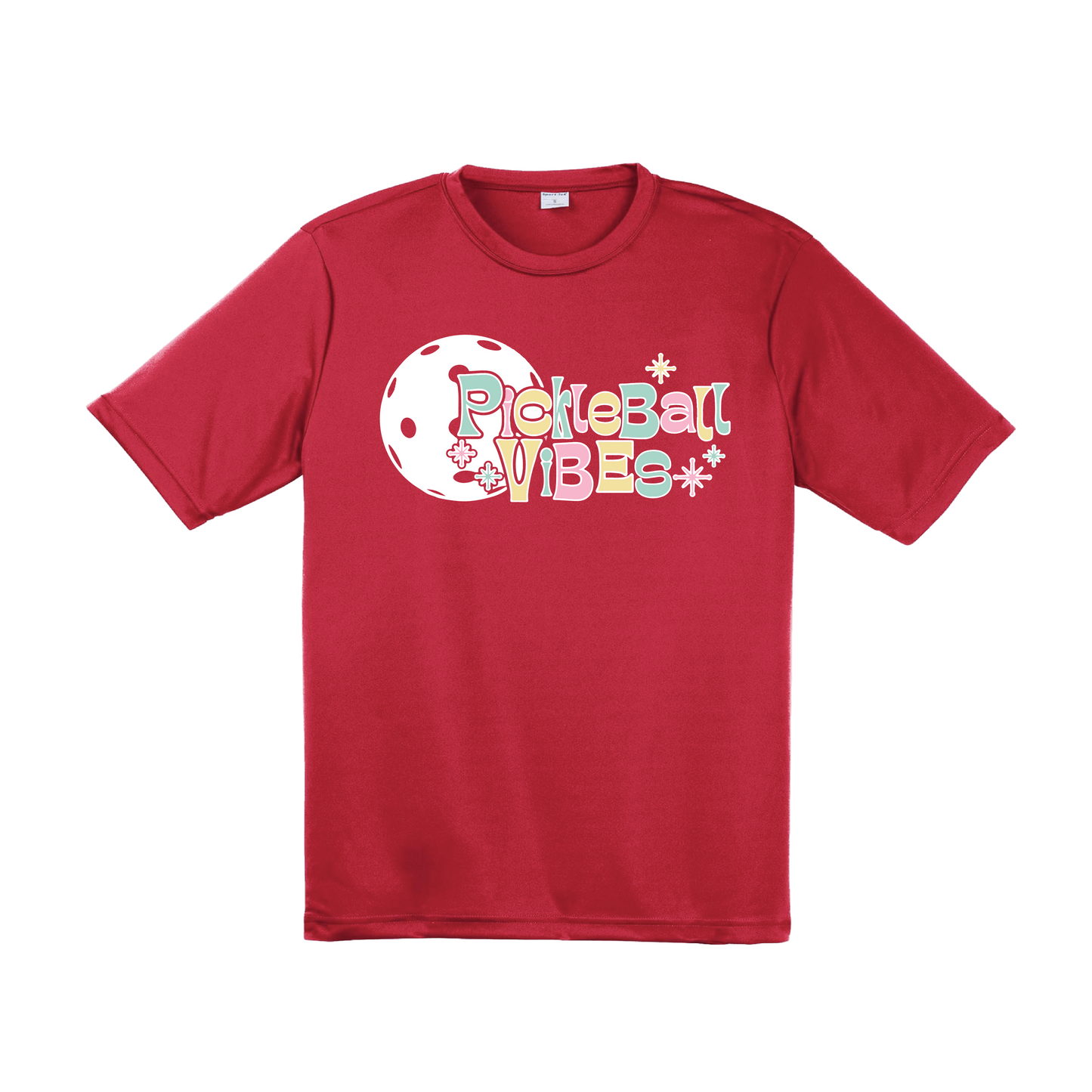 Pickleball Vibes | Men's Short Sleeve Athletic Shirt | 100% Polyester