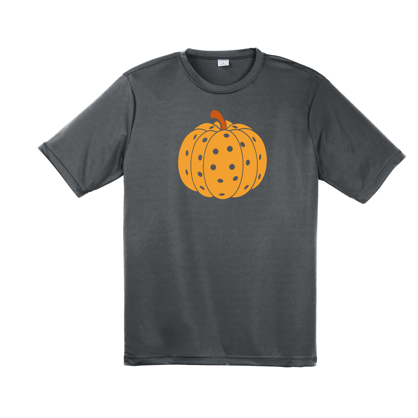 Pumpkin Pickleball | Men's Short Sleeve Athletic Shirt | 100% Polyester