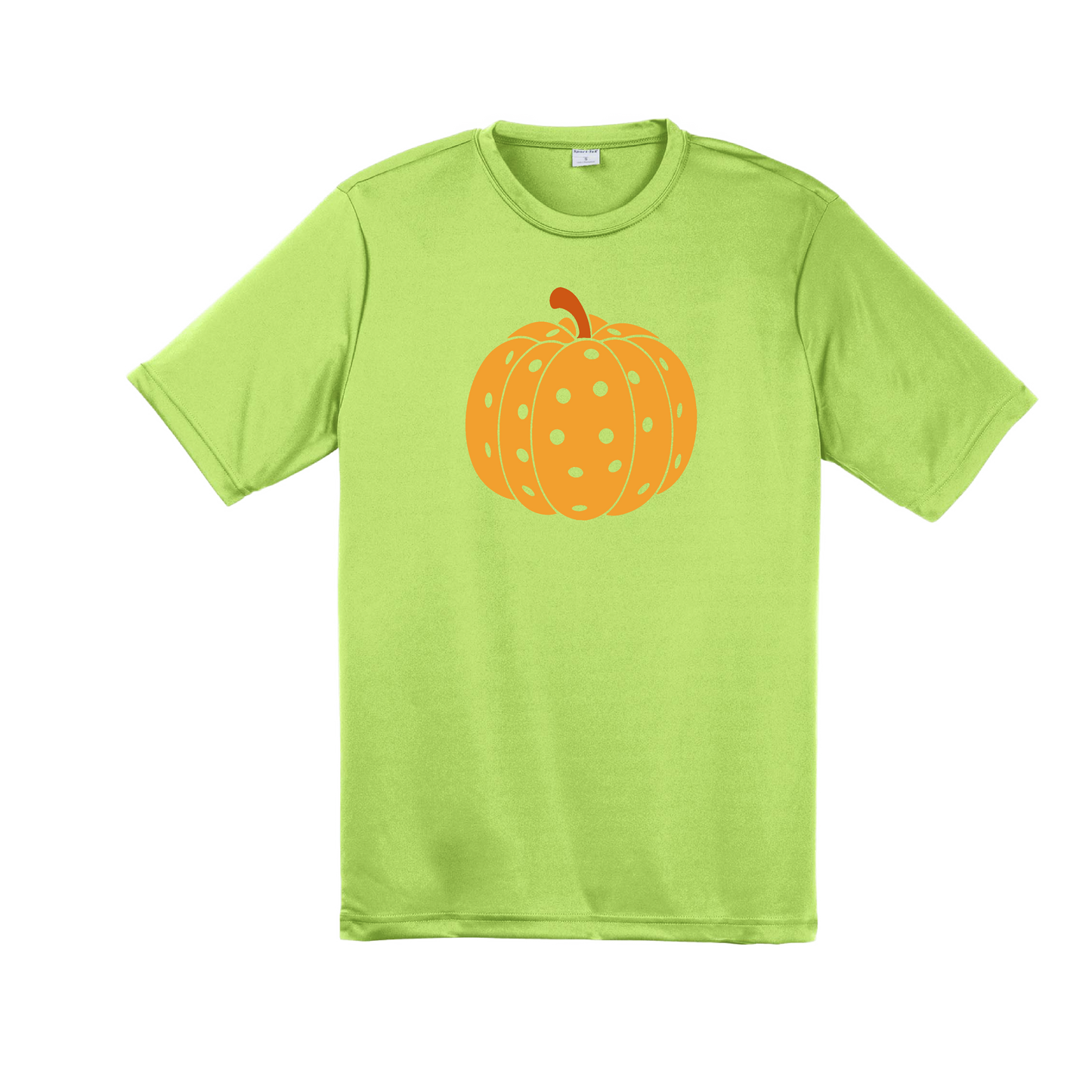 Pumpkin Pickleball | Men's Short Sleeve Athletic Shirt | 100% Polyester