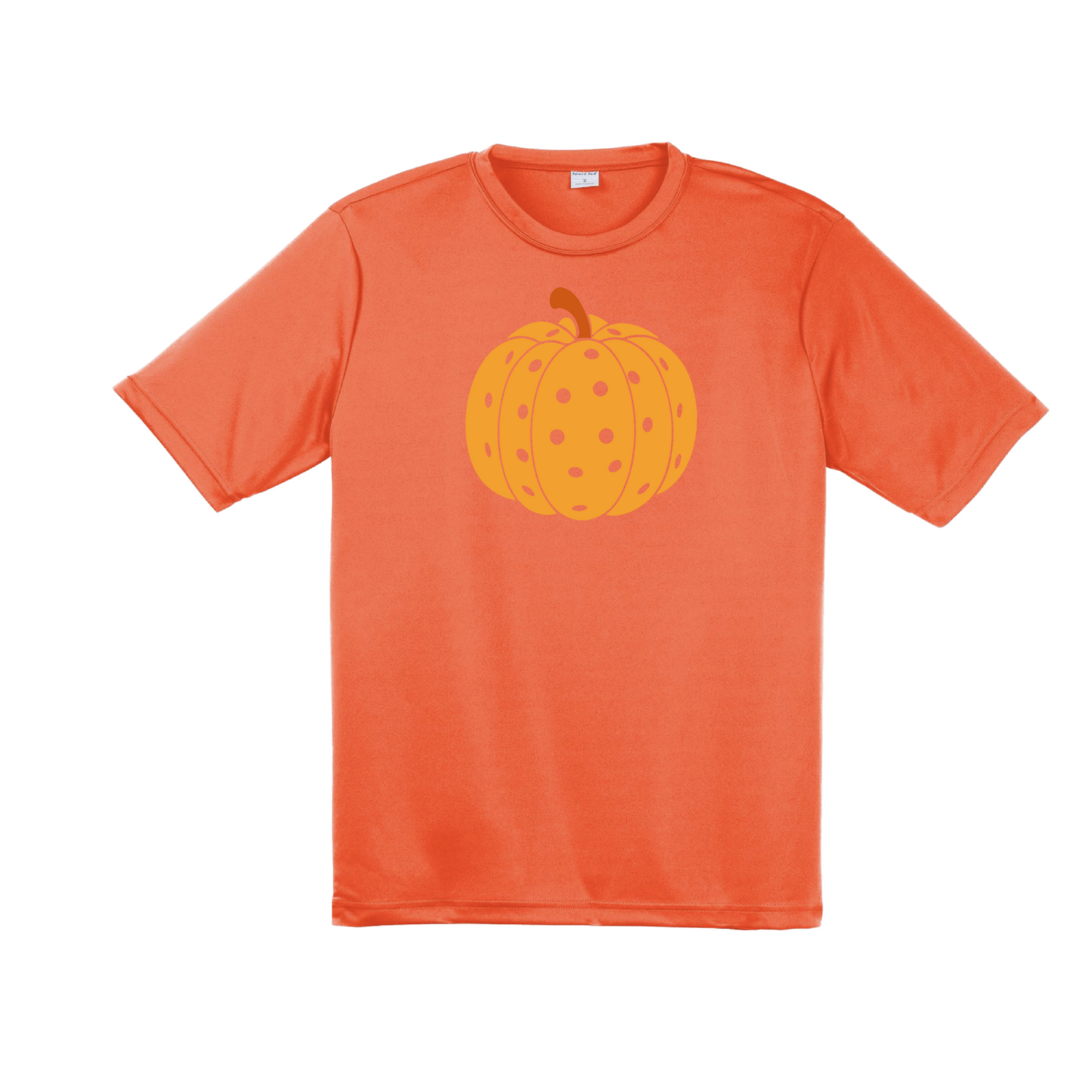 Pumpkin Pickleball | Men's Short Sleeve Athletic Shirt | 100% Polyester