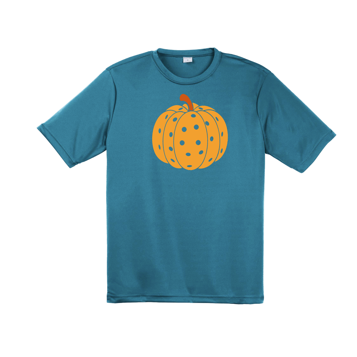 Pumpkin Pickleball | Men's Short Sleeve Athletic Shirt | 100% Polyester