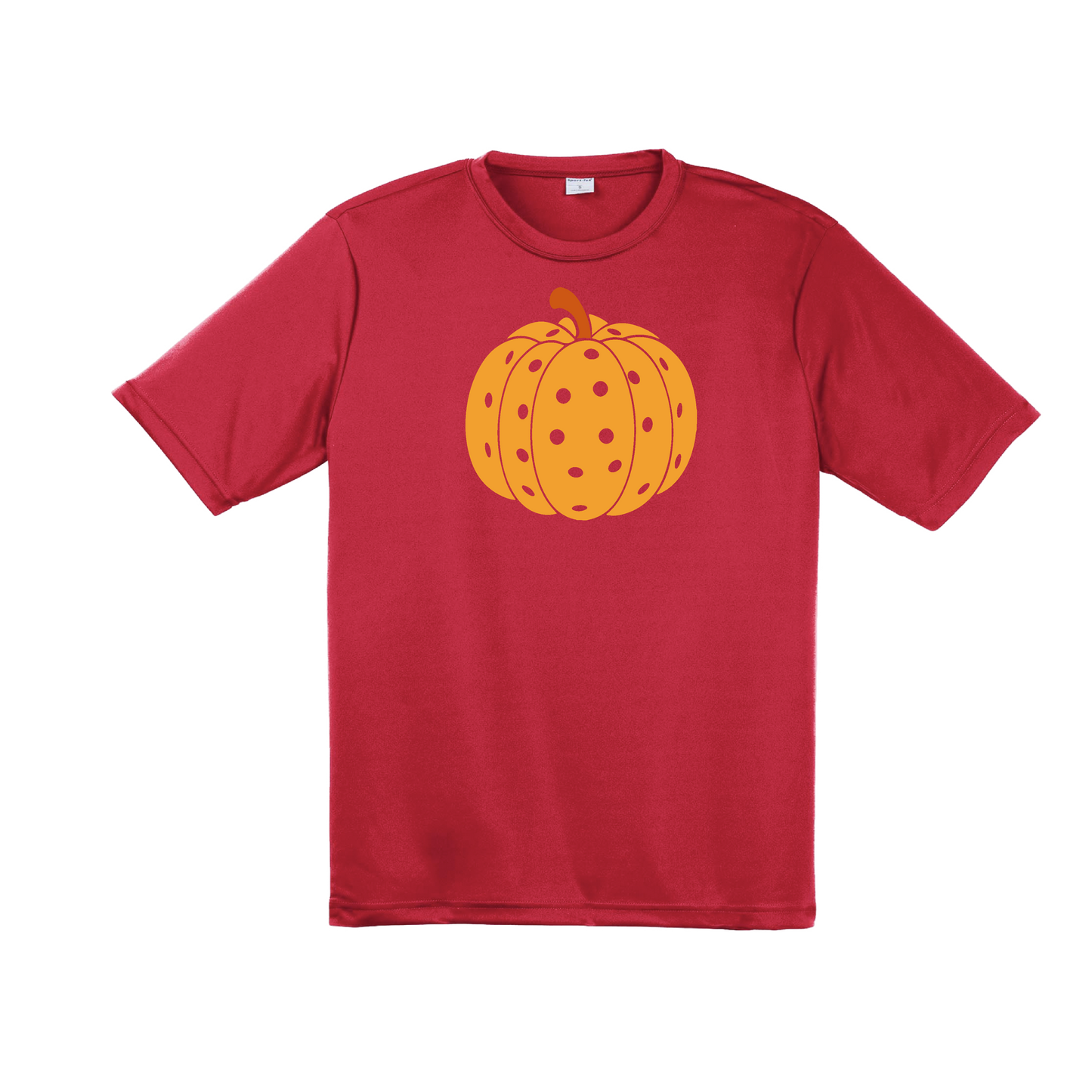 Pumpkin Pickleball | Men's Short Sleeve Athletic Shirt | 100% Polyester