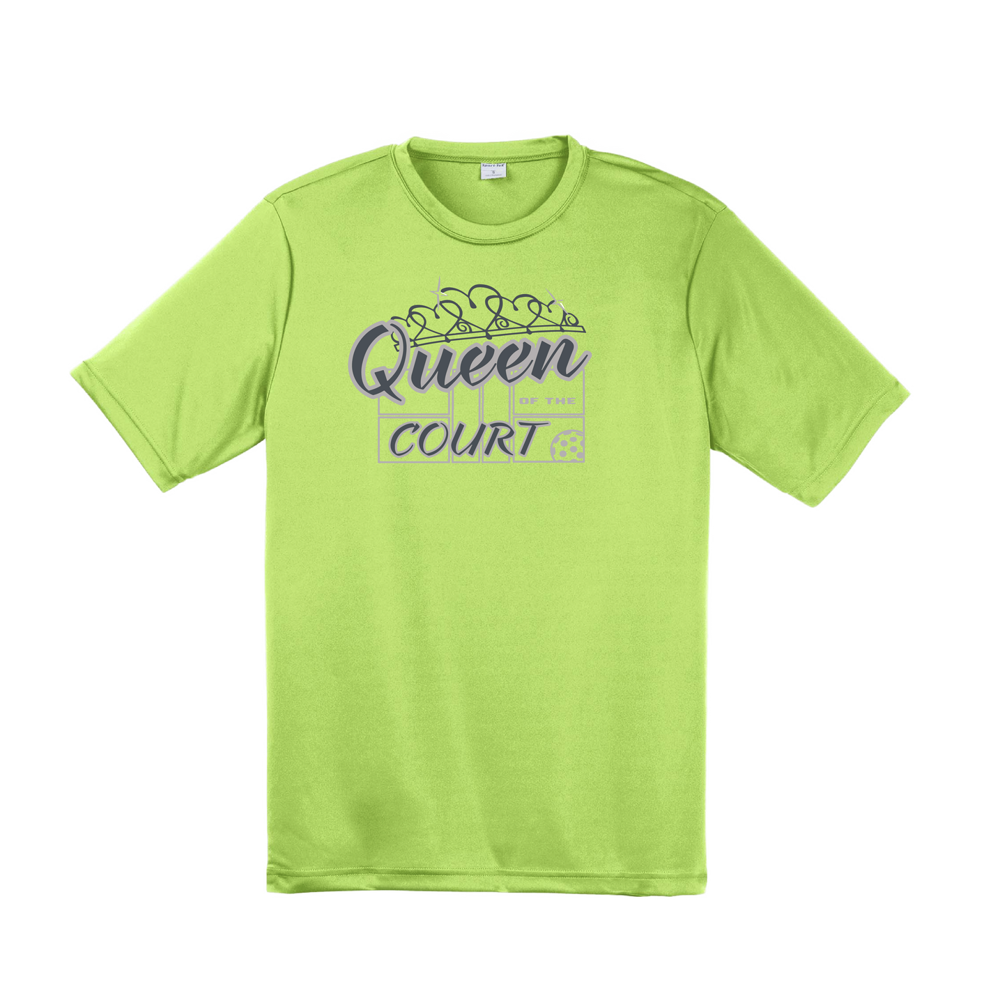 Queen Of The Court | Men's Short Sleeve Pickleball Shirt | 100% Polyester