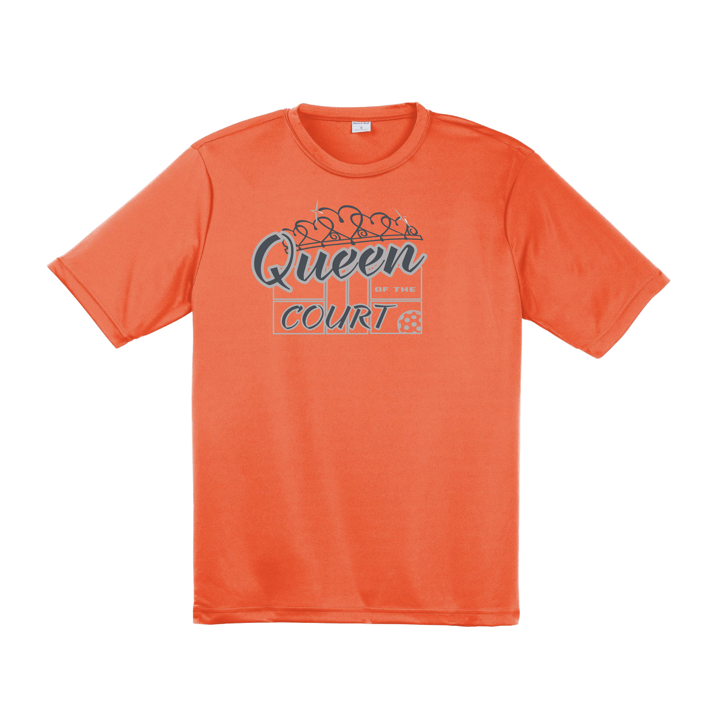 Queen Of The Court | Men's Short Sleeve Pickleball Shirt | 100% Polyester