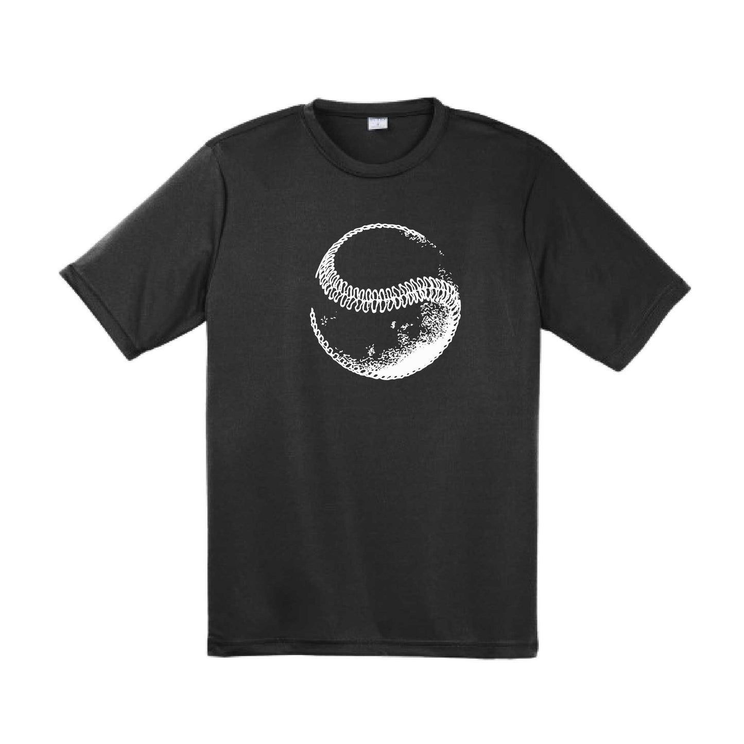 Retro Curveball | Men's Short Sleeve Athletic Baseball Performance T-Shirt | 100% Polyester