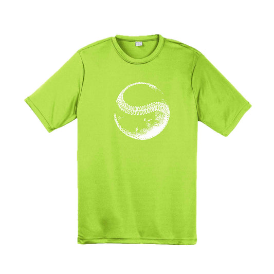 Retro Curveball | Men's Short Sleeve Athletic Baseball Performance T-Shirt | 100% Polyester