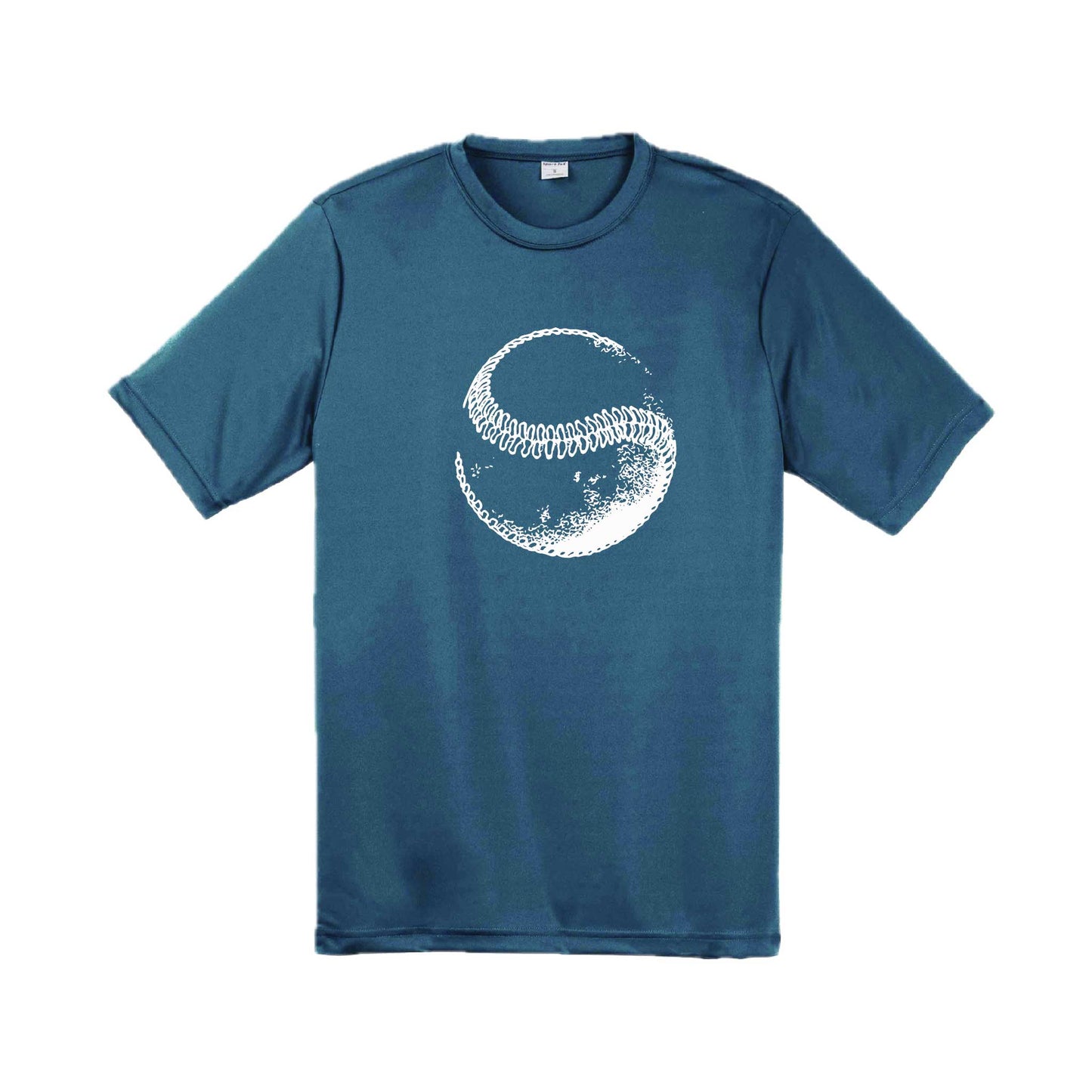 Retro Curveball | Men's Short Sleeve Athletic Baseball Performance T-Shirt | 100% Polyester