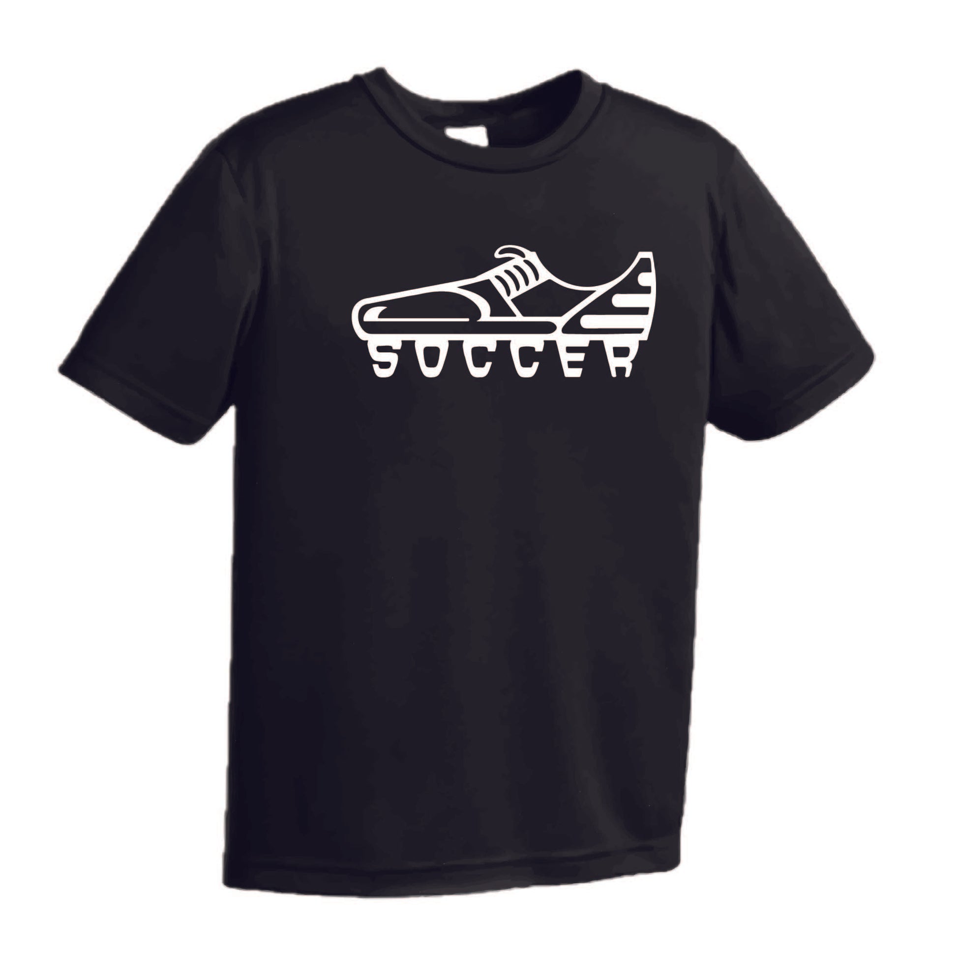 Soccer Cleat | Men's Short Sleeve Soccer T-Shirt | 100% Polyester