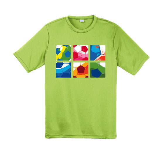 Soccer Panels | Men's Short Sleeve Soccer T-Shirt | 100% Polyester