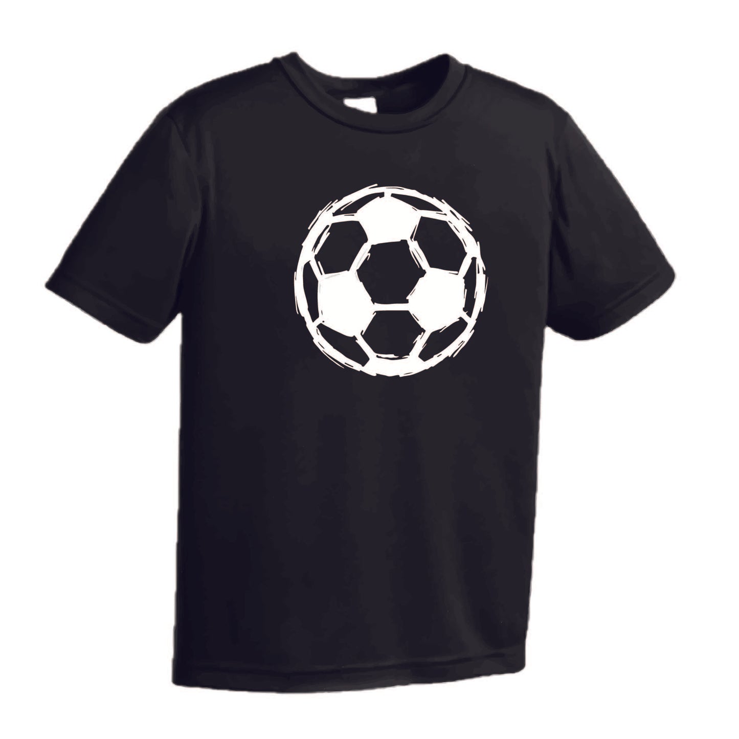 Soccer Sketched | Men's Short Sleeve Soccer T-Shirt | 100% Polyester