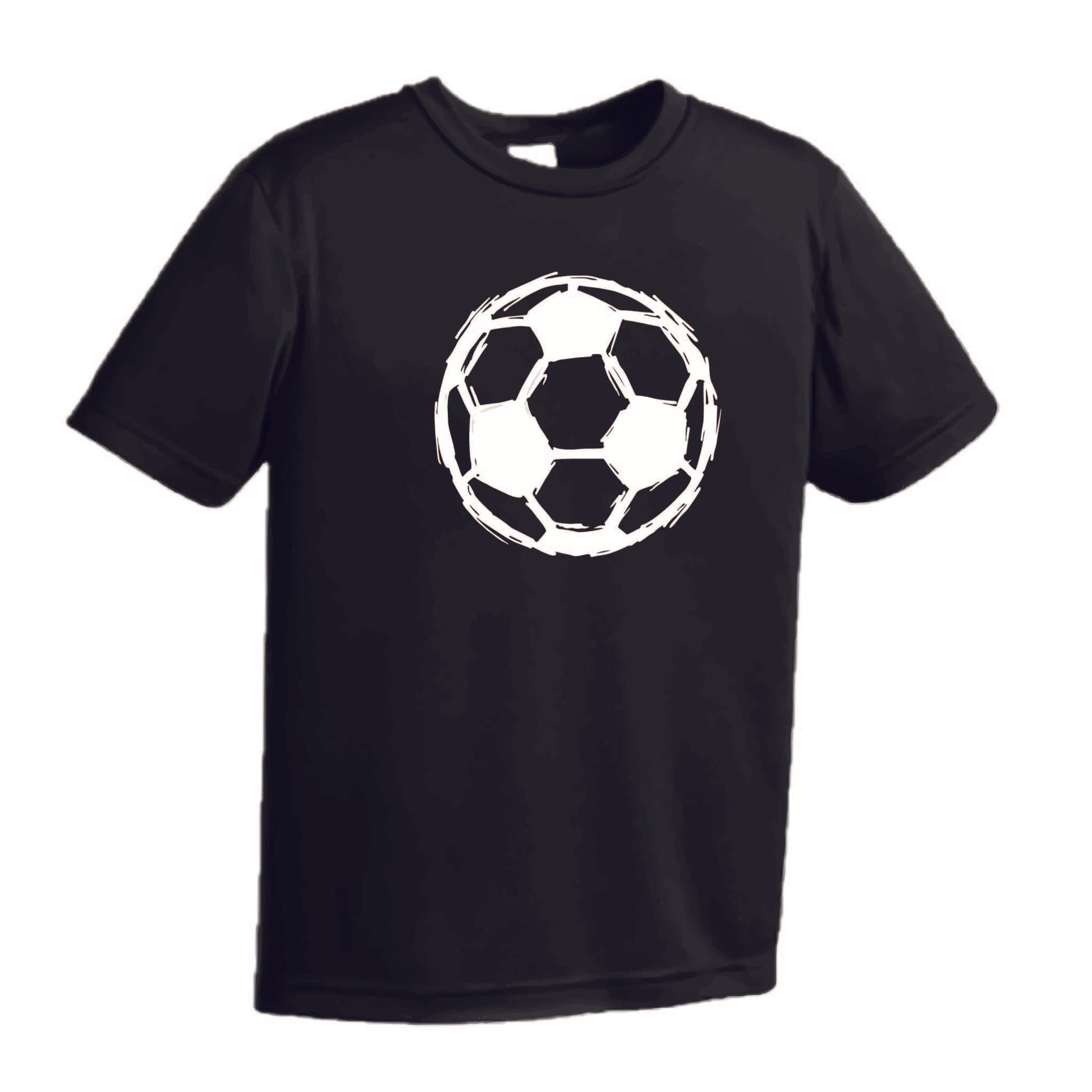 Soccer Sketched | Men's Short Sleeve Soccer T-Shirt | 100% Polyester