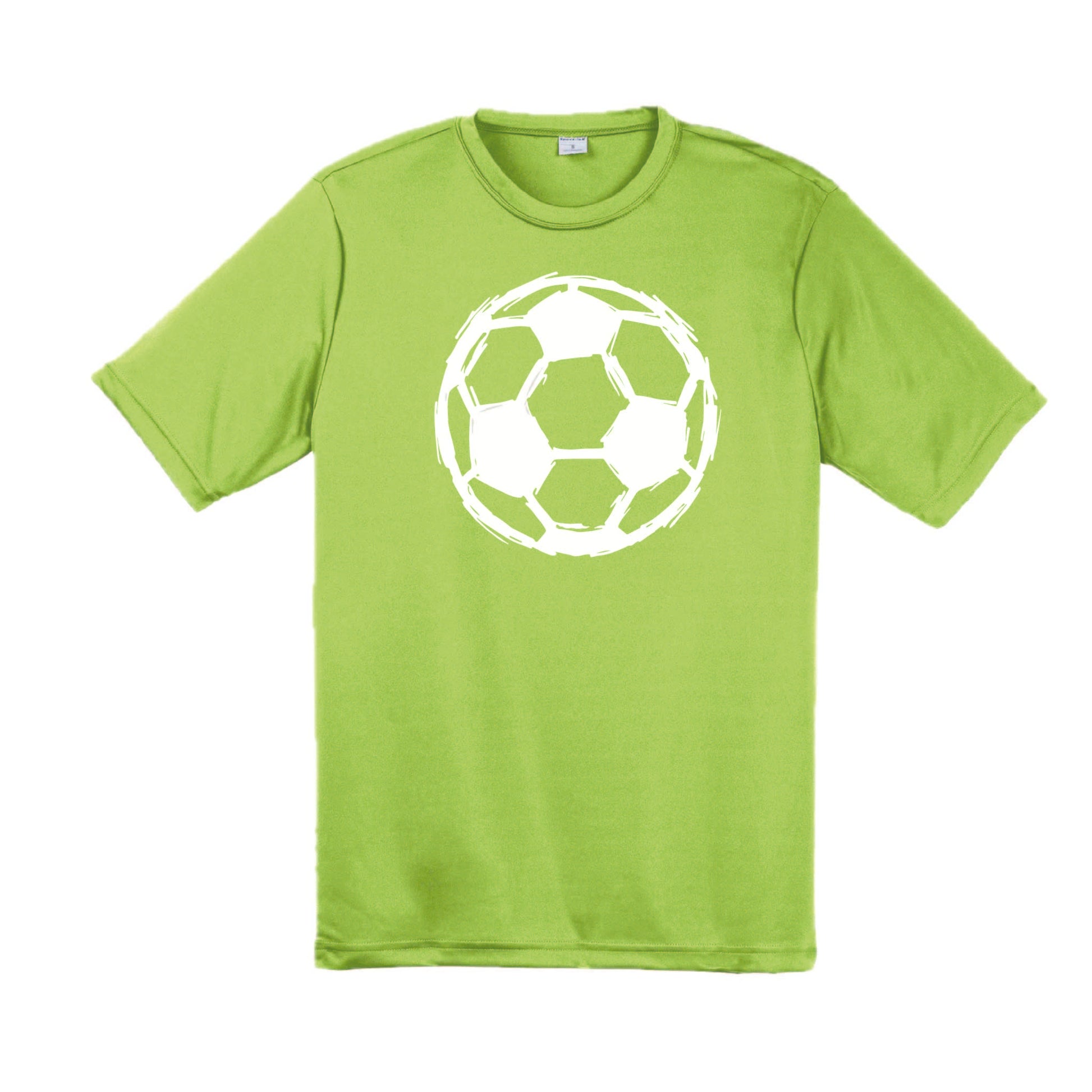 Soccer Sketched | Men's Short Sleeve Soccer T-Shirt | 100% Polyester
