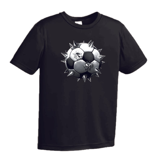 Soccer Spiked | Men's Short Sleeve Soccer T-Shirt | 100% Polyester
