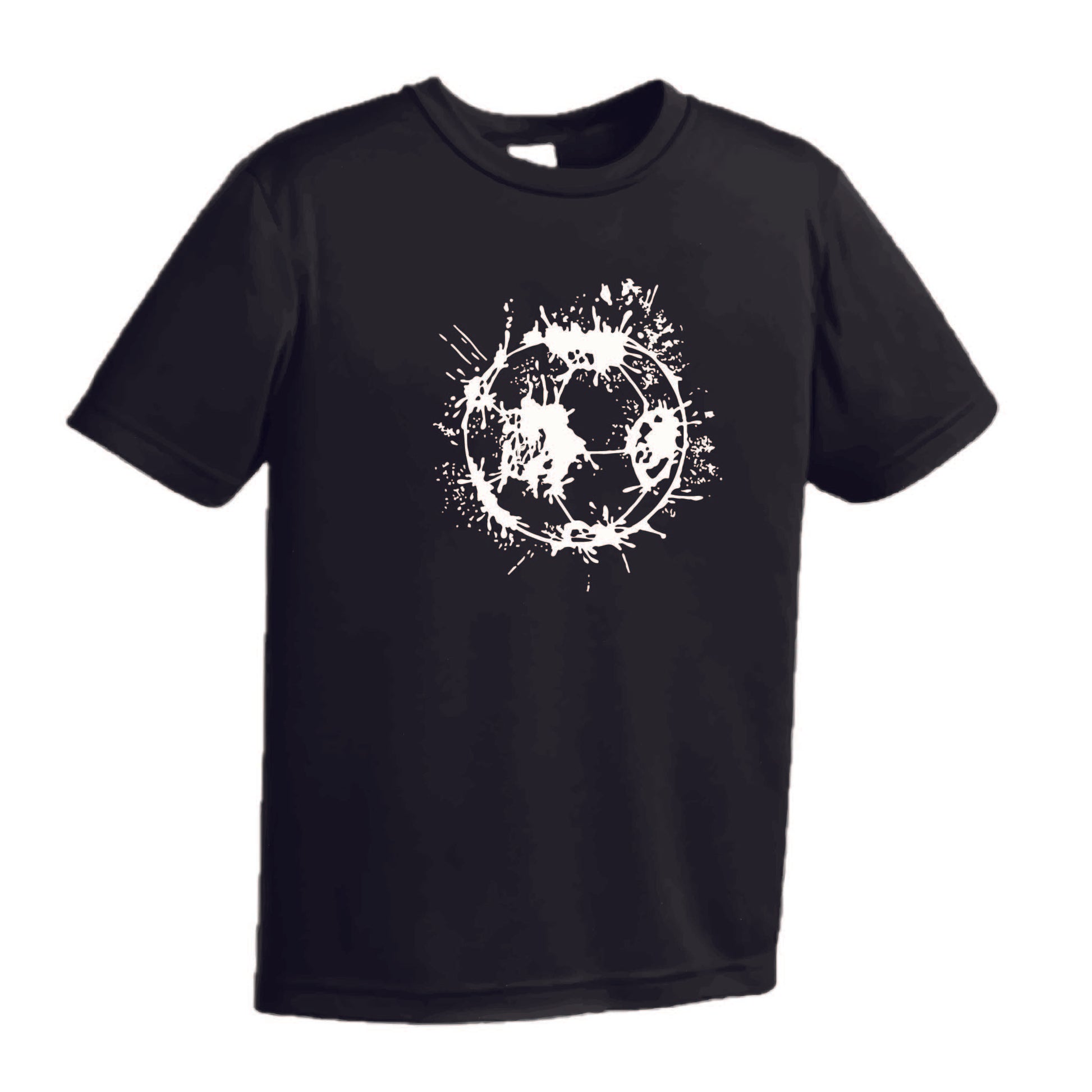 Soccer Splatter | Men's Short Sleeve Soccer T-Shirt | 100% Polyester