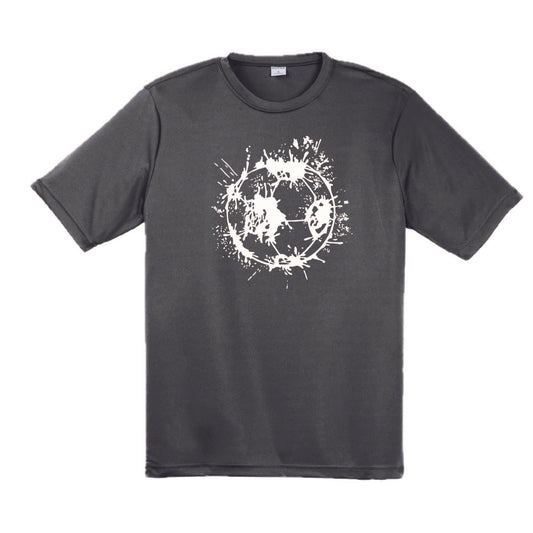 Soccer Splatter | Men's Short Sleeve Soccer T-Shirt | 100% Polyester