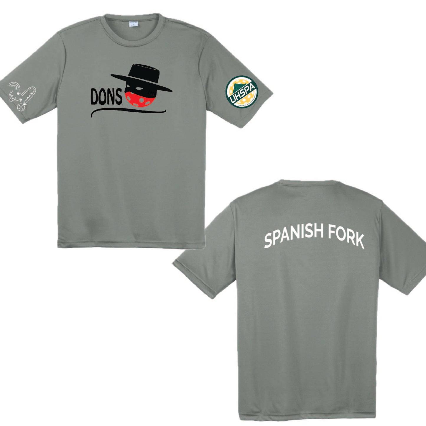 Spanish Fork High USHPA | Men's Short Sleeve Crewneck T-Shirts | 100% Polyester