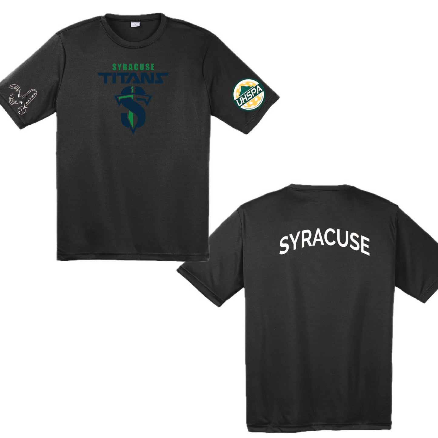 Syracuse High USHPA | Men's Short Sleeve Crewneck T-Shirts | 100% Polyester