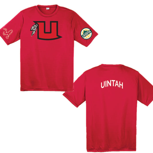 Uintah High USHPA | Men's Short Sleeve Crewneck T-Shirts | 100% Polyester