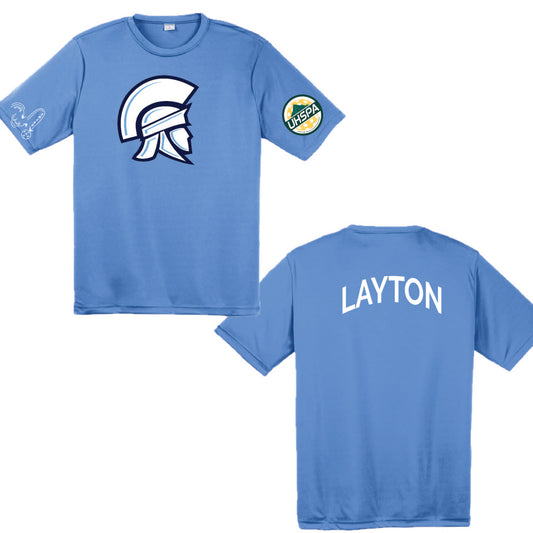 Layton High USHPA | Men's Short Sleeve Crewneck T-Shirts | 100% Polyester