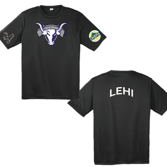 Lehi High USHPA | Men's Short Sleeve Crewneck T-Shirts | 100% Polyester