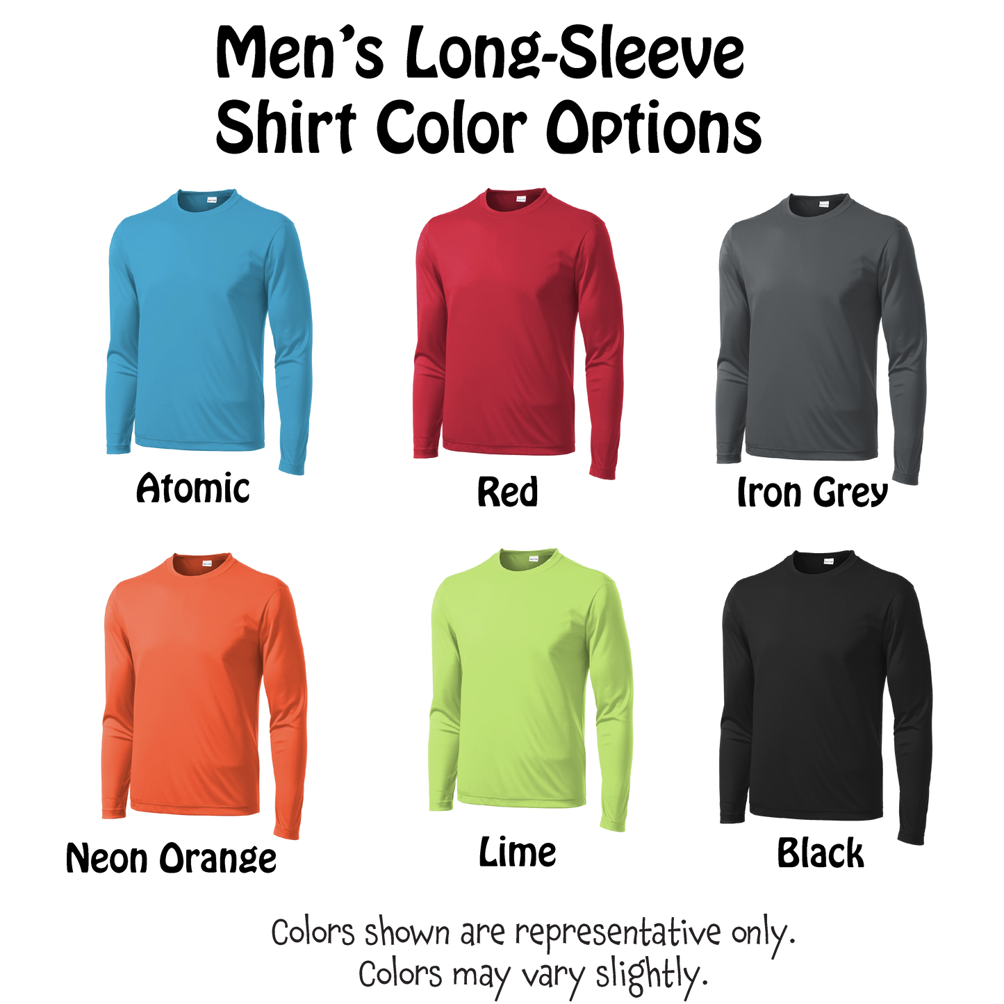 Picklefall | Men's Long Sleeve Athletic Shirt | 100% Polyester