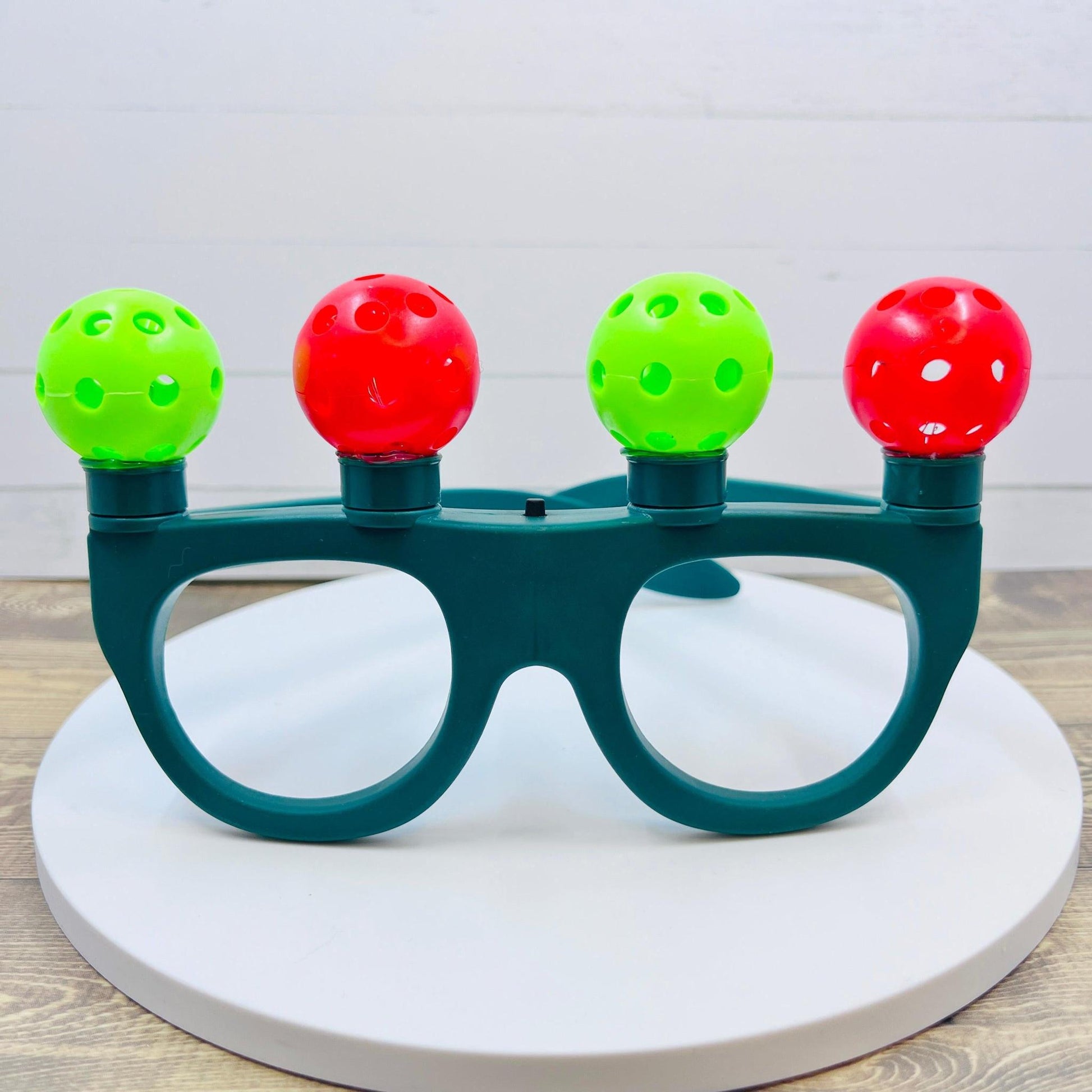 Micro Pickleball Glasses With Flashing Lights | Fun Pickleball Gifts