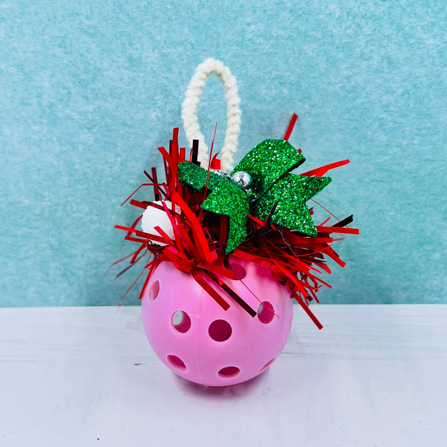 Colorful Pickleball Mistletoes | Pickleball Christmas Gifts And Decor