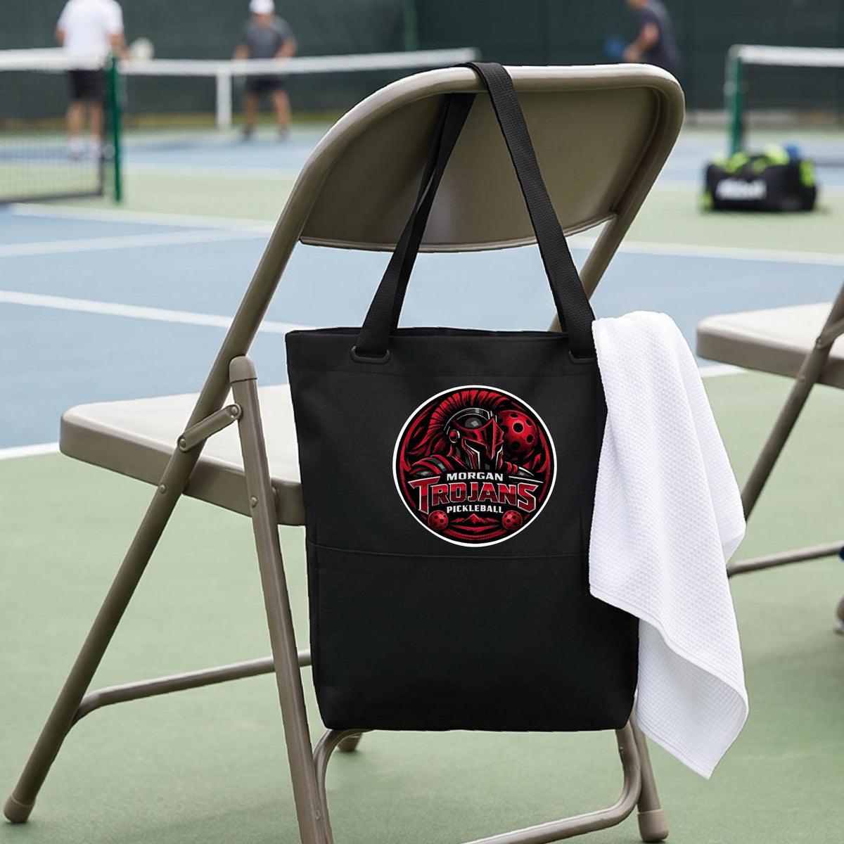 Morgan High School Pickleball Tote Bag Sports Tote for Pickleball Players Gift Court Carryall