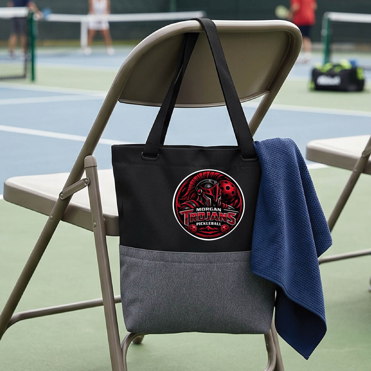 Morgan High School Pickleball Tote Bag Sports Tote for Pickleball Players Gift Court Carryall
