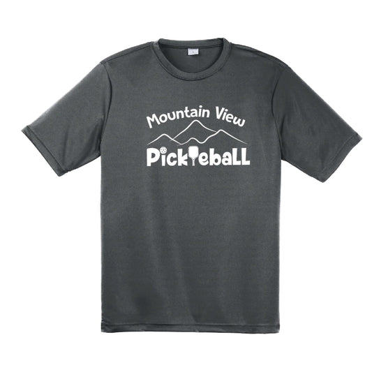 Mountain View Pickleball Club | Men's Short Sleeve Pickleball Shirt | 100% Polyester