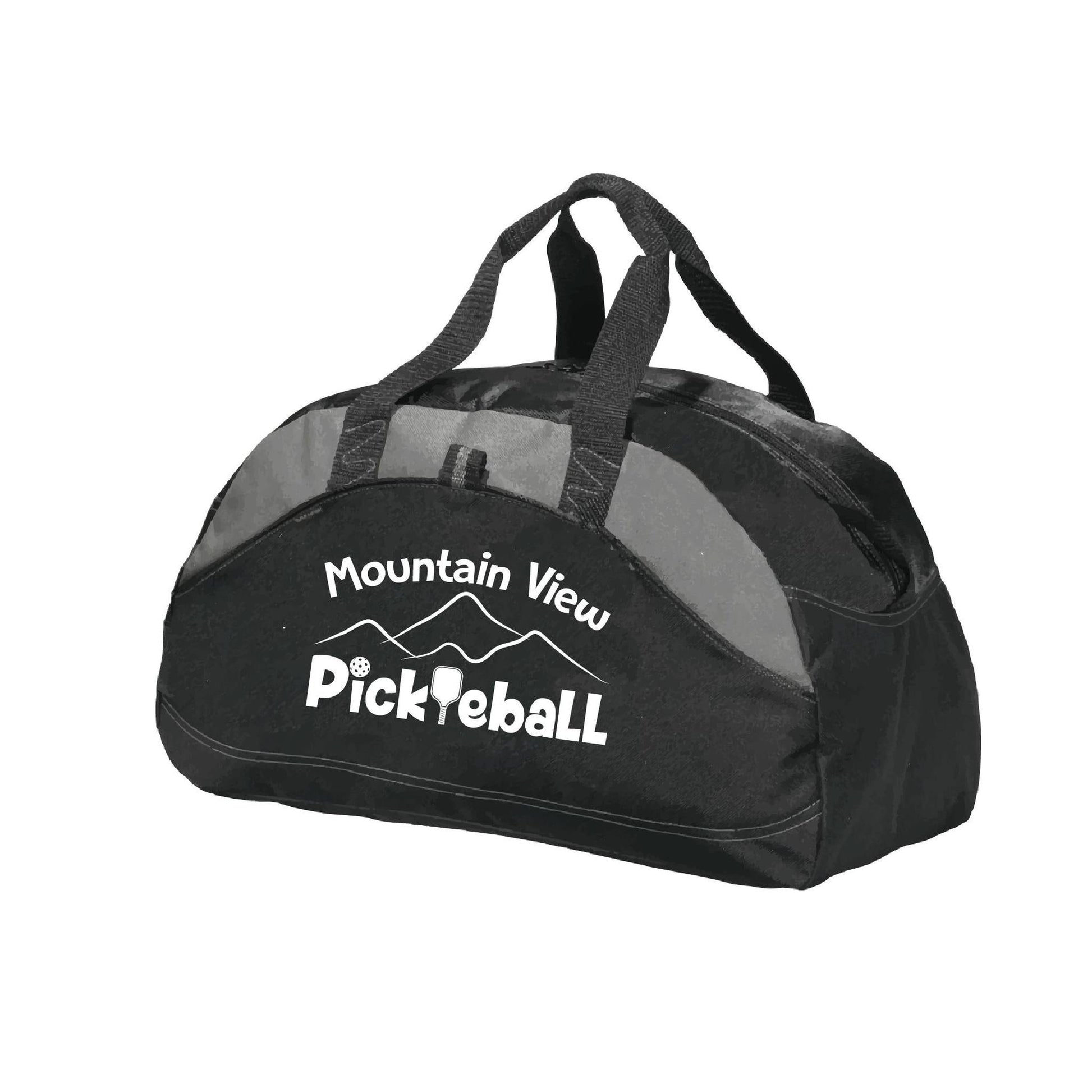 Mountain View Pickleball Club | Pickleball Sports Duffel | Medium Size Court Bag