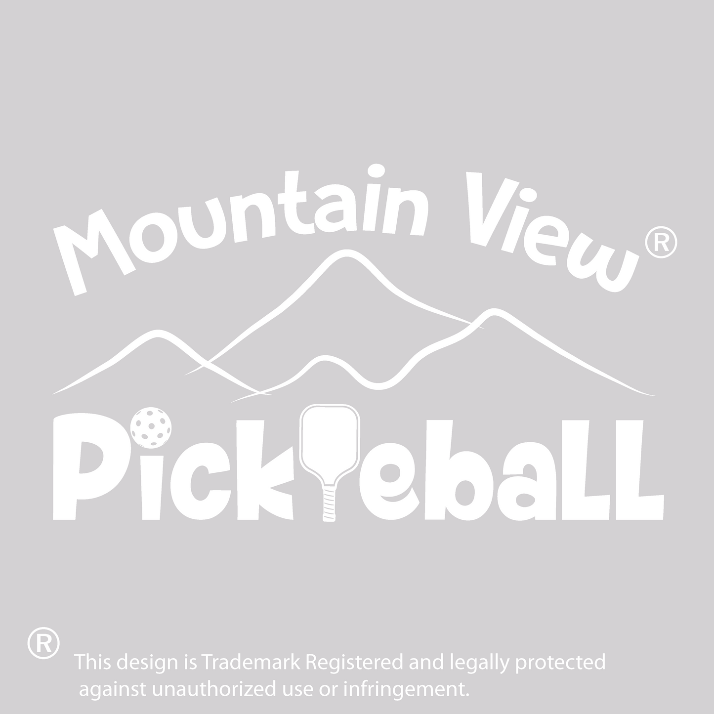 Mountain View Pickleball Club | Men's 1/4 Zip Long Sleeve Pullover Athletic Shirt | 100% Polyester