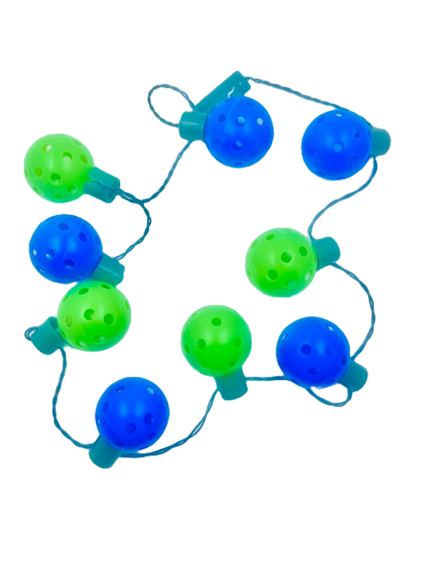 Mini Pickleball Flashing Necklace | Fun Pickleball Gifts