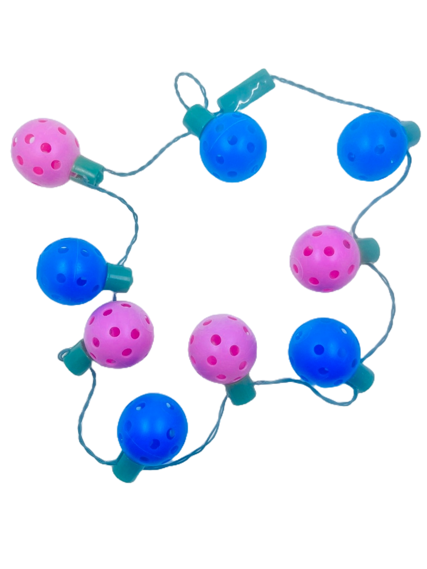 Mini Pickleball Flashing Necklace | Fun Pickleball Gifts