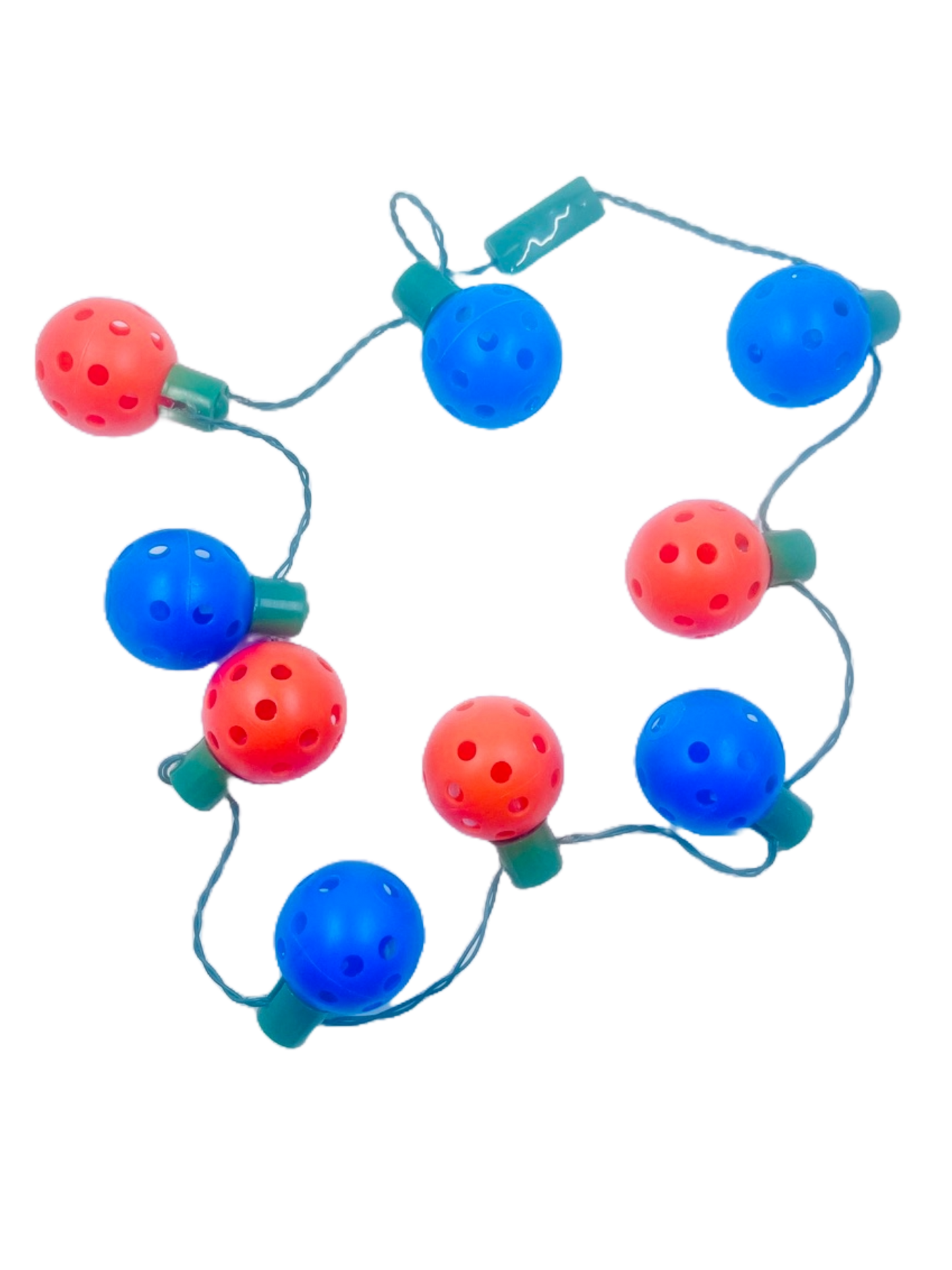 Mini Pickleball Flashing Necklace | Fun Pickleball Gifts