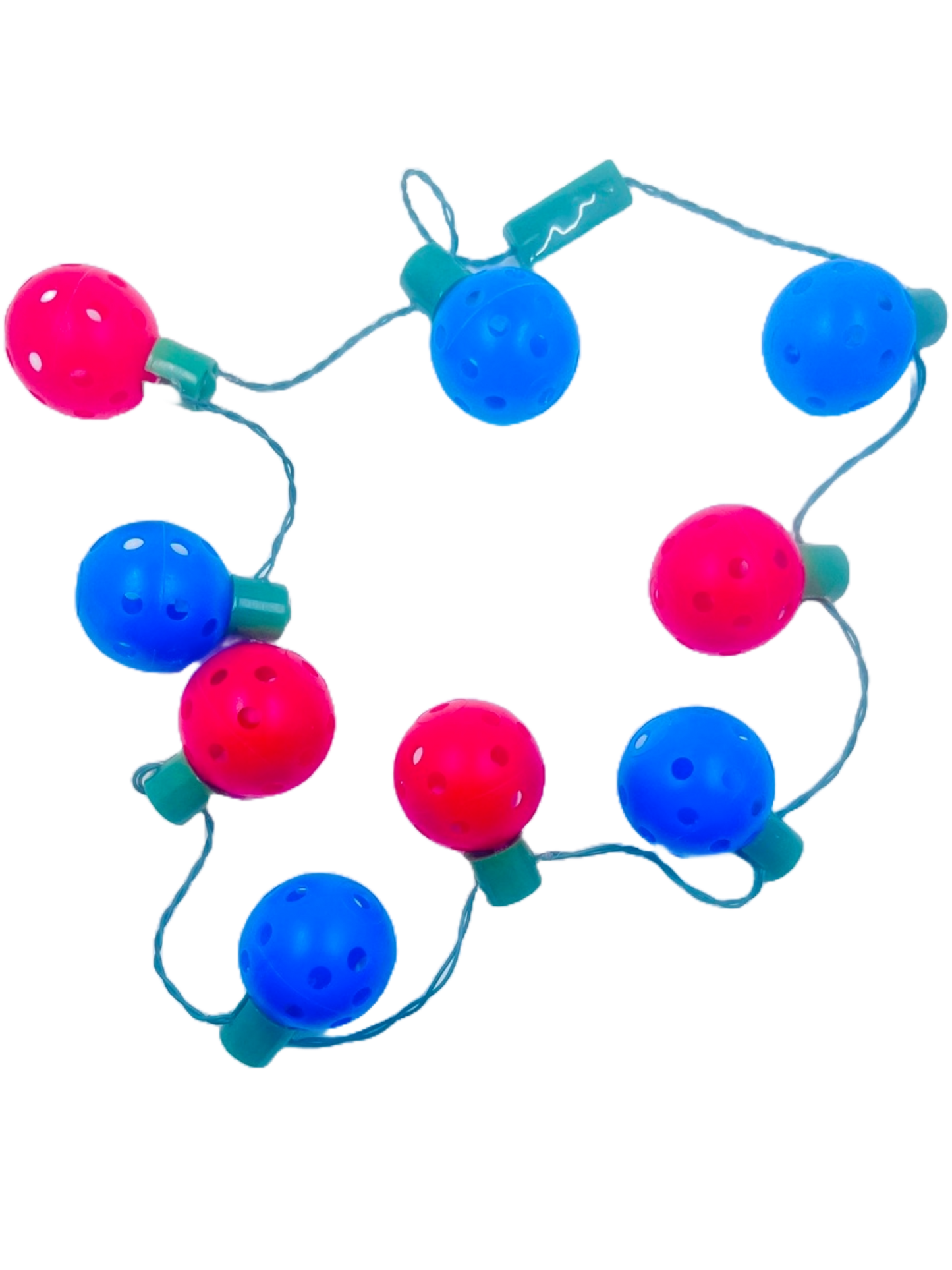 Mini Pickleball Flashing Necklace | Fun Pickleball Gifts