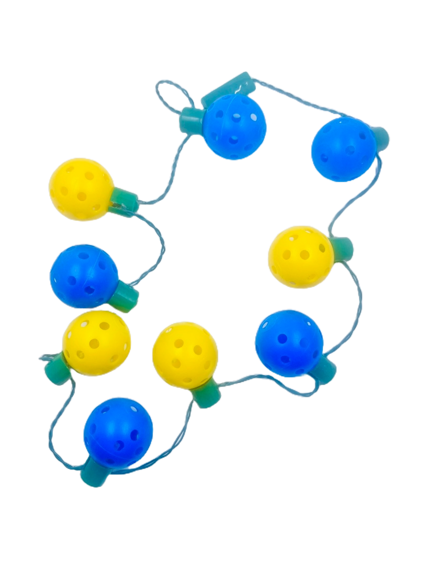 Mini Pickleball Flashing Necklace | Fun Pickleball Gifts