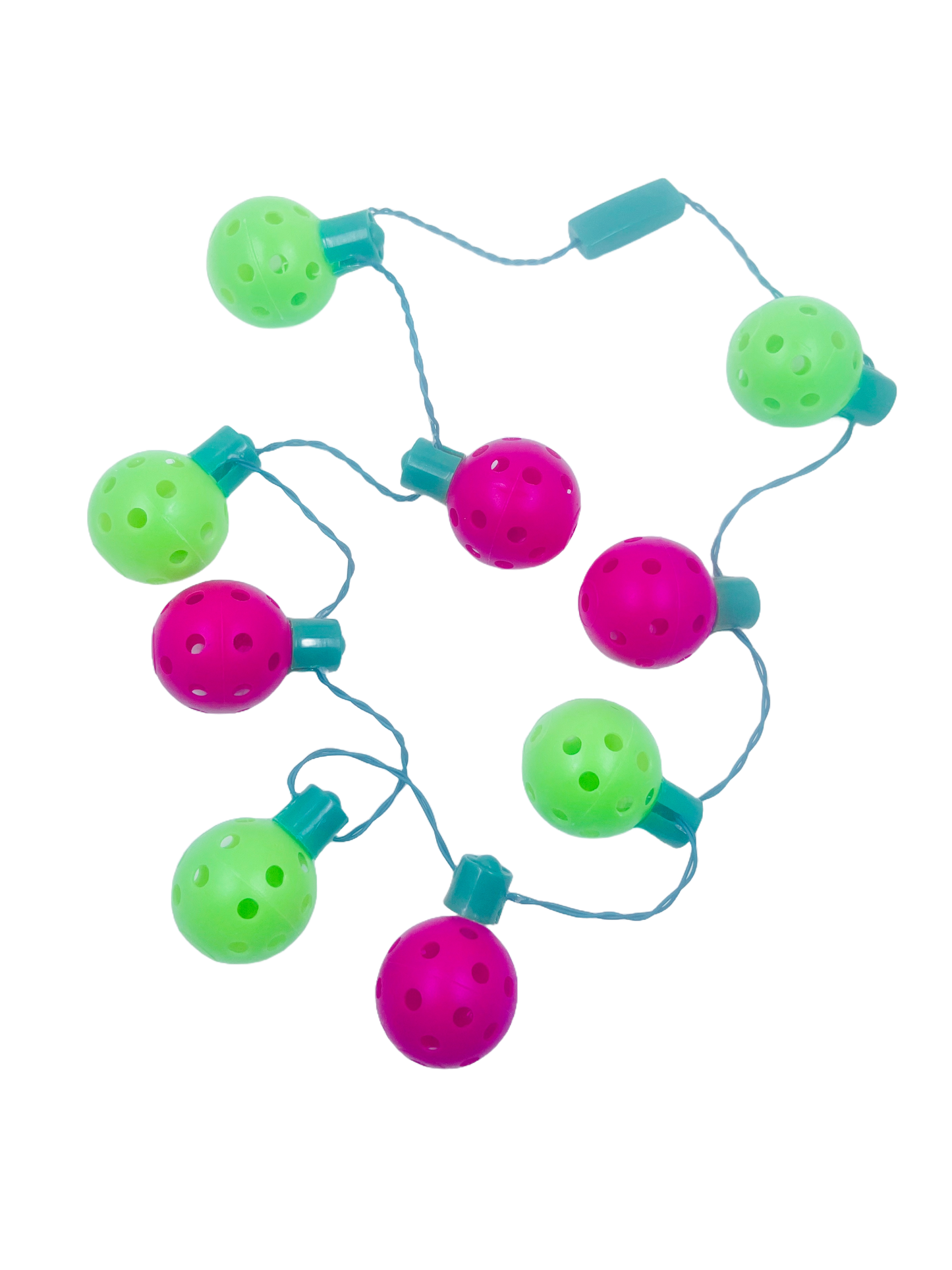 Mini Pickleball Flashing Necklace | Fun Pickleball Gifts