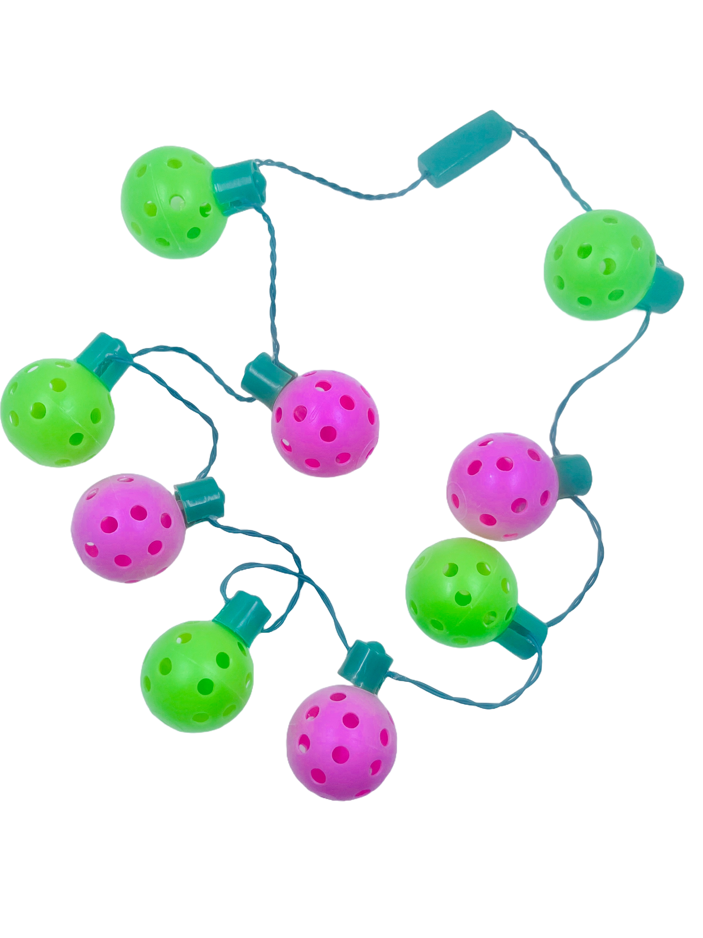 Mini Pickleball Flashing Necklace | Fun Pickleball Gifts