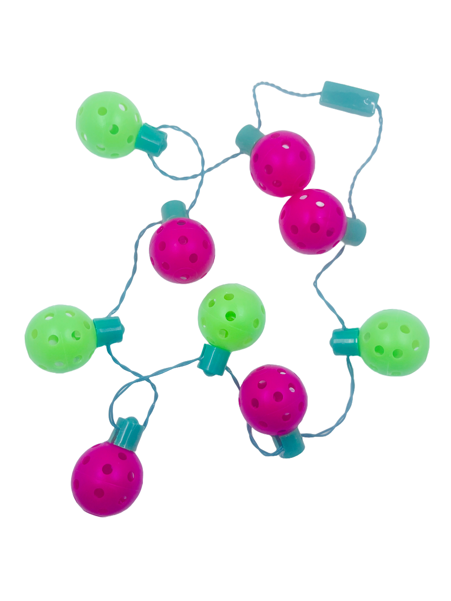 Mini Pickleball Flashing Necklace | Fun Pickleball Gifts