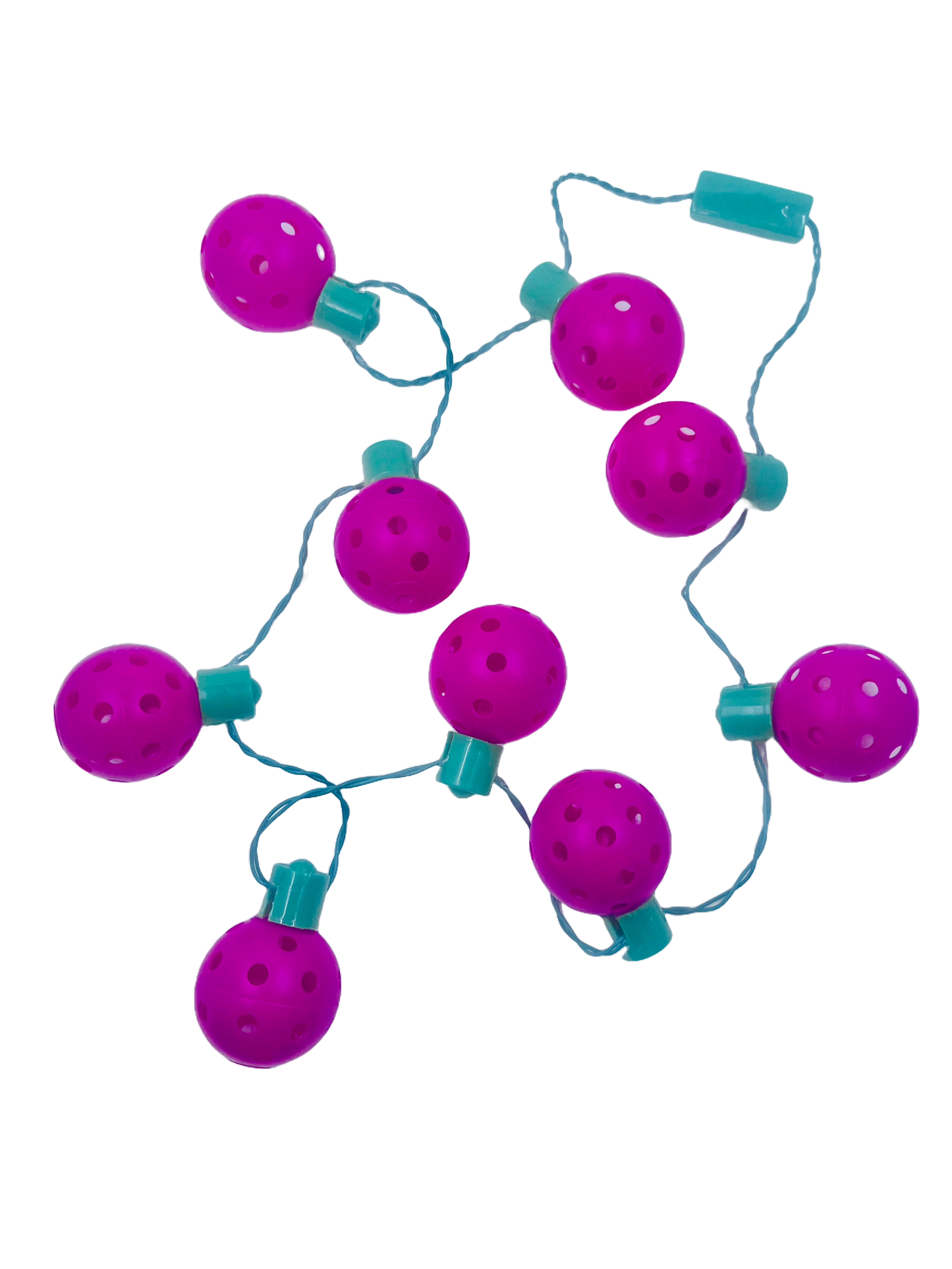 Mini Pickleball Flashing Necklace | Fun Pickleball Gifts