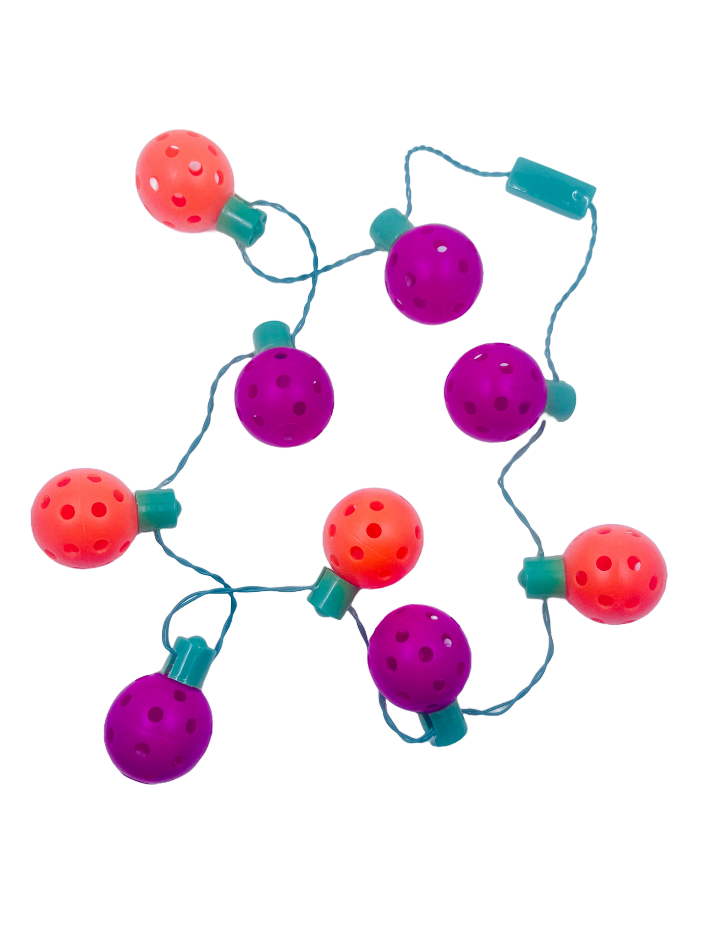 Mini Pickleball Flashing Necklace | Fun Pickleball Gifts