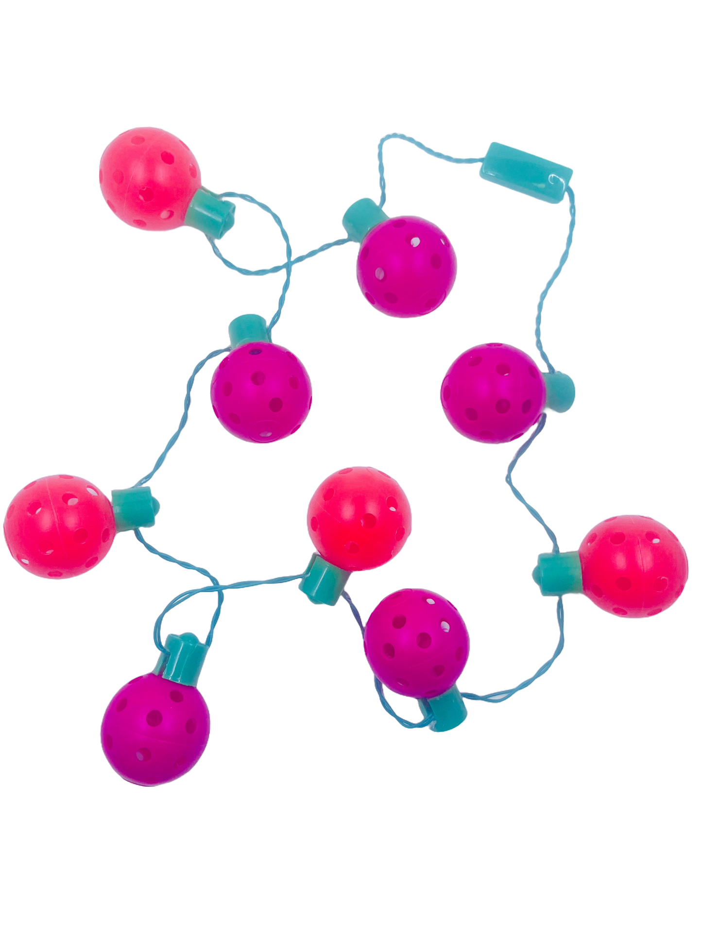 Mini Pickleball Flashing Necklace | Fun Pickleball Gifts