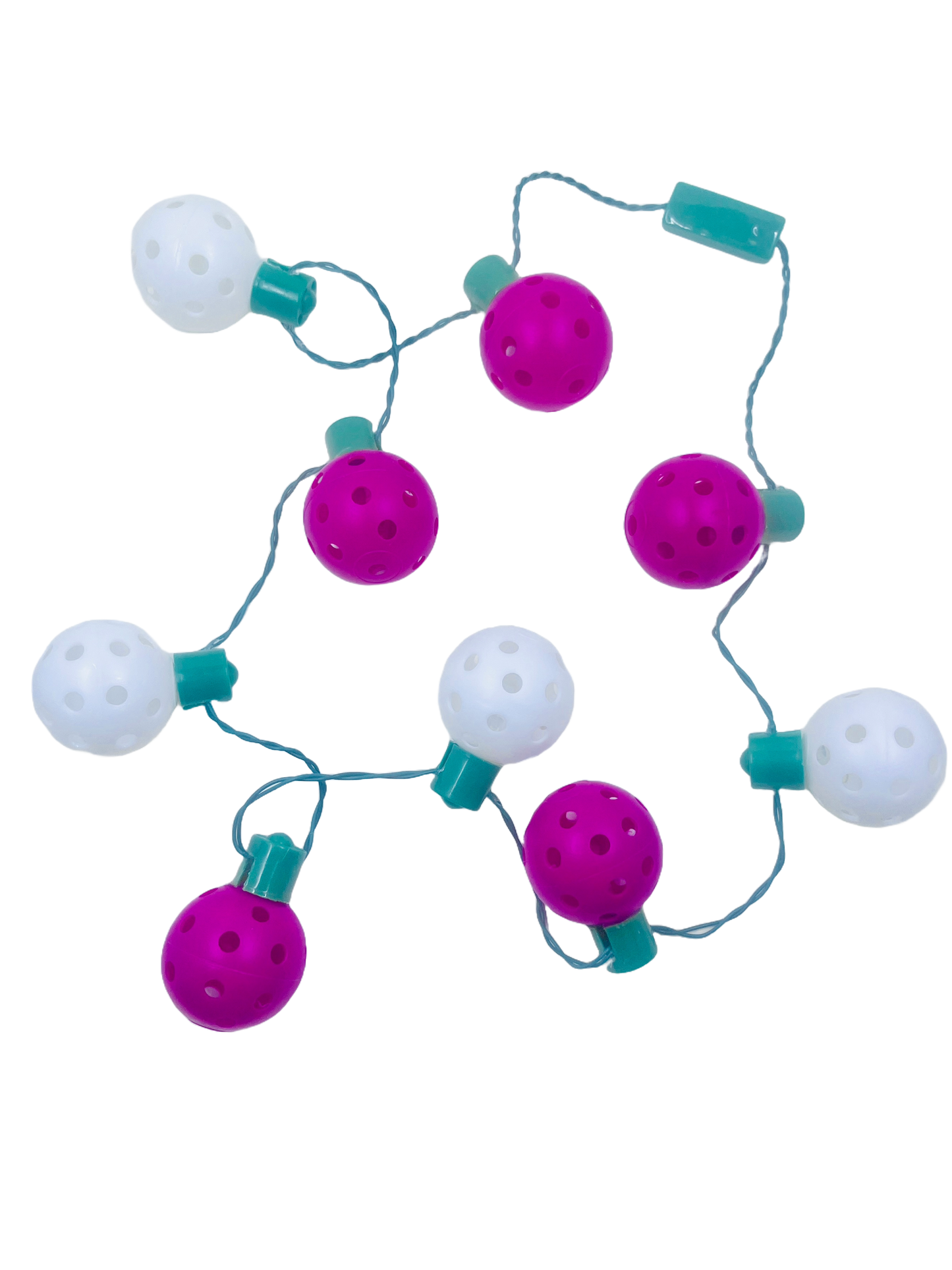 Mini Pickleball Flashing Necklace | Fun Pickleball Gifts